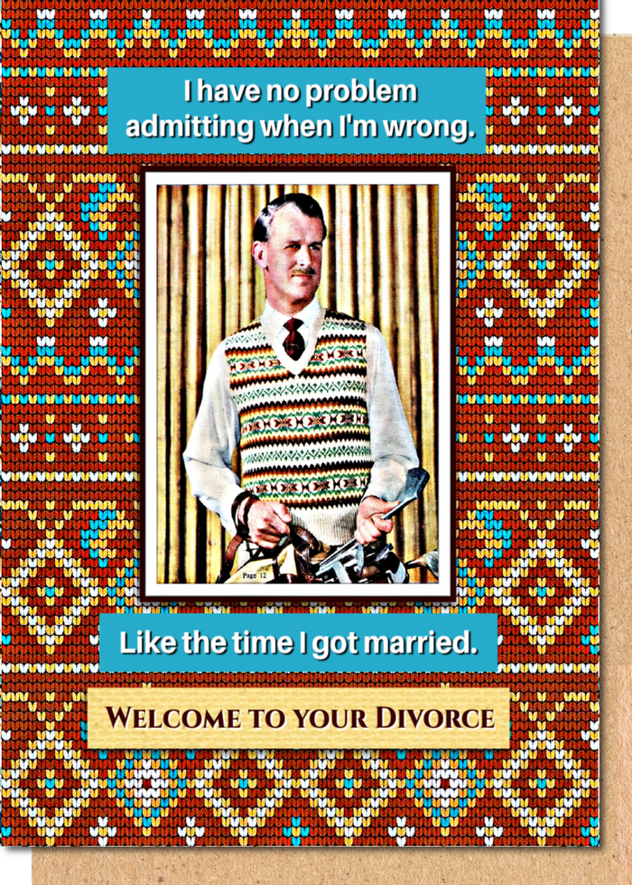 No Problem - Divorce Greetings Card