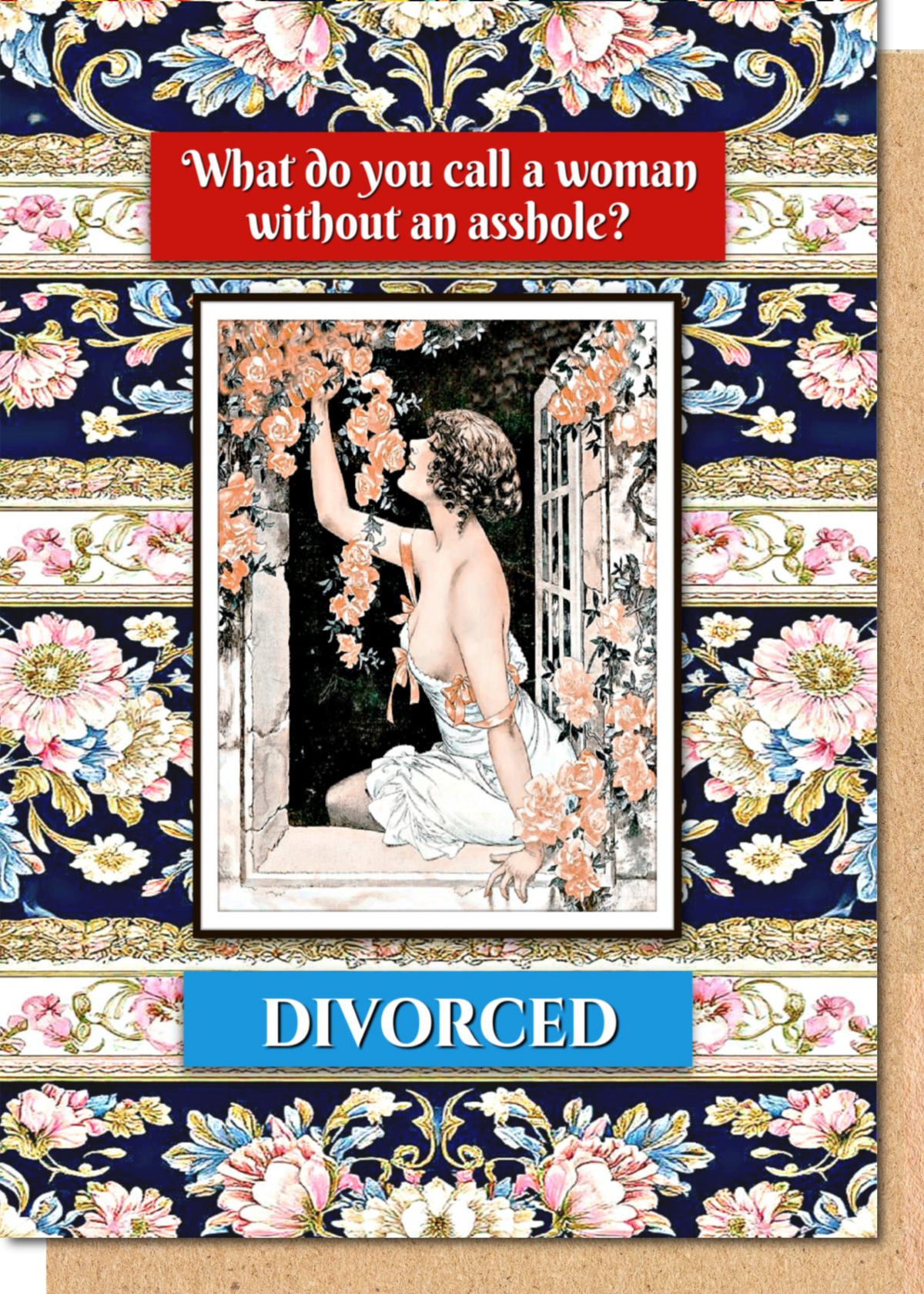 Woman Without An Asshole - Divorce Card
