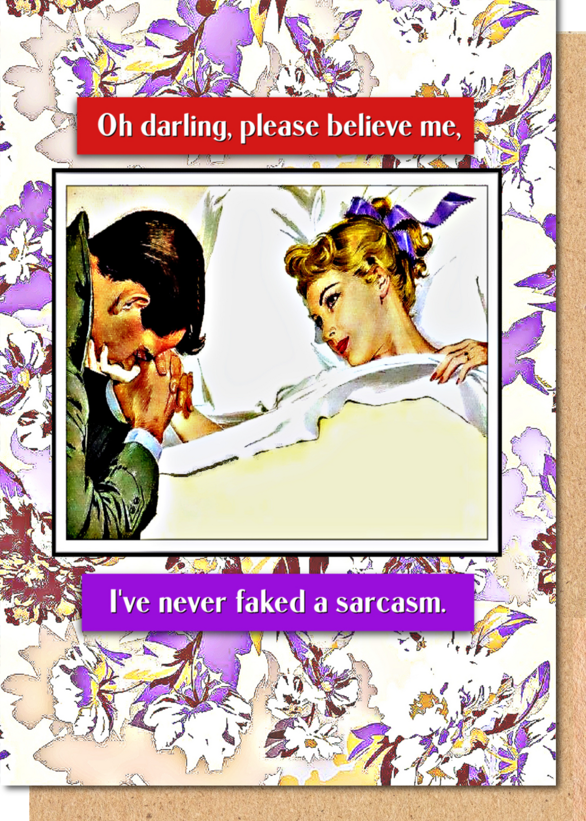 Sarcasm - Greetings Card