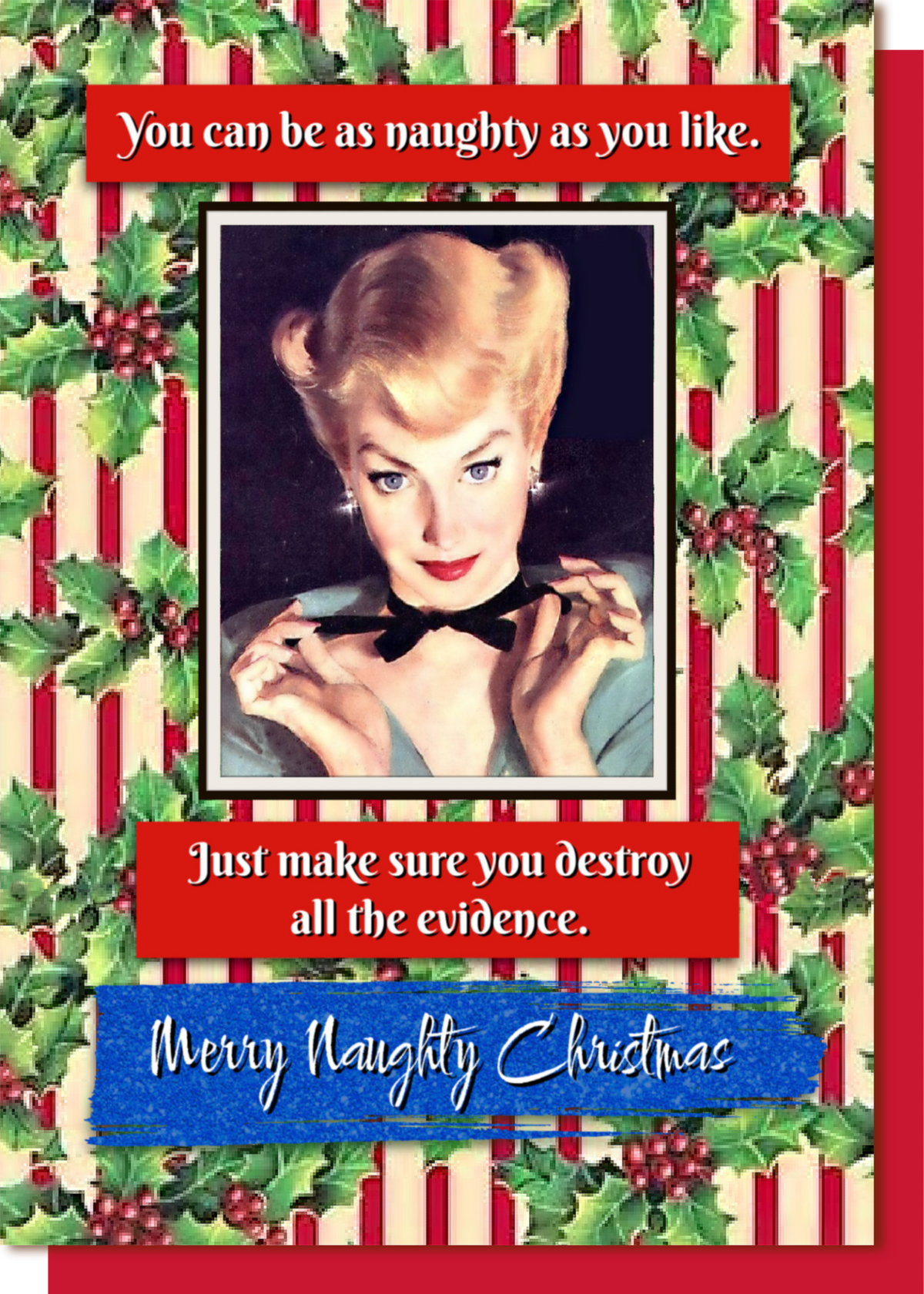 As Naughty As You Like - Christmas Card