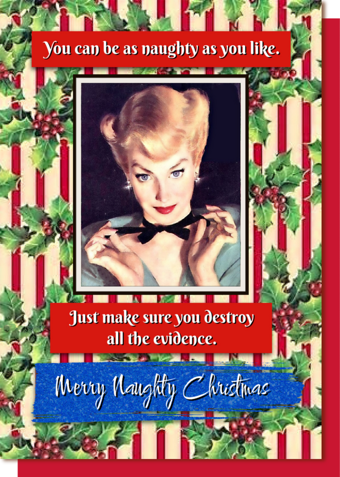 As Naughty As You Like - Christmas Card