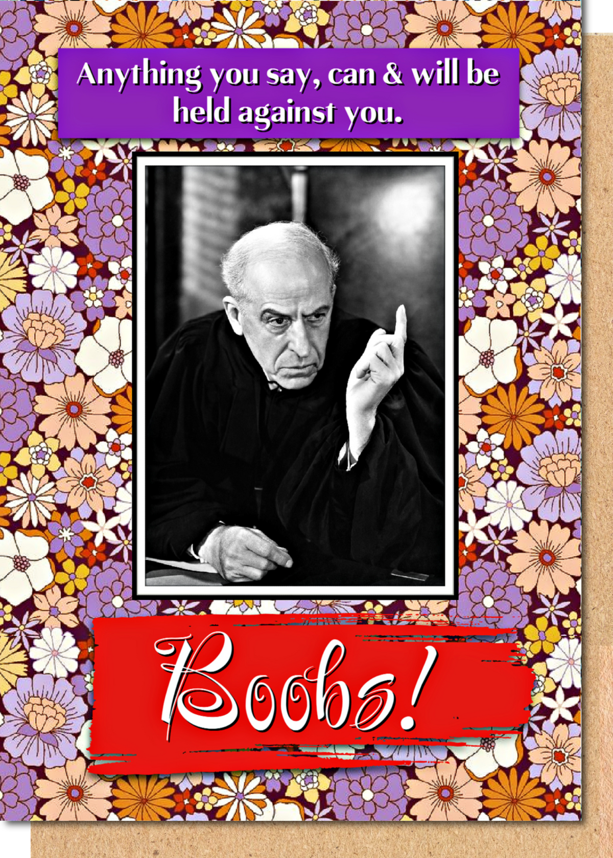 Boobs - Greetings Card