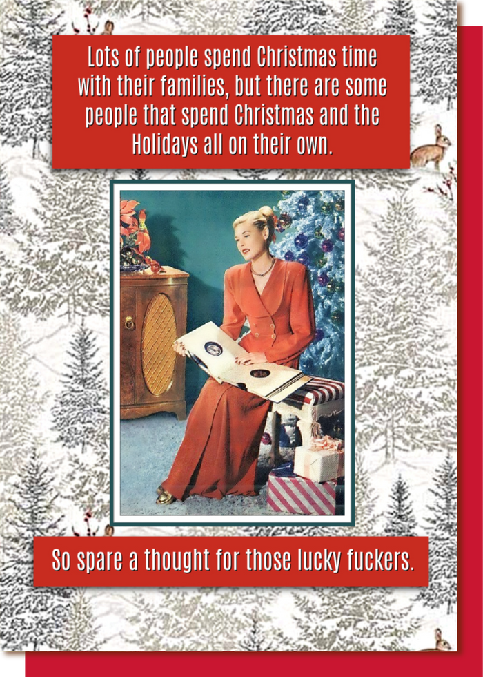 Spare A Thought - Christmas Card
