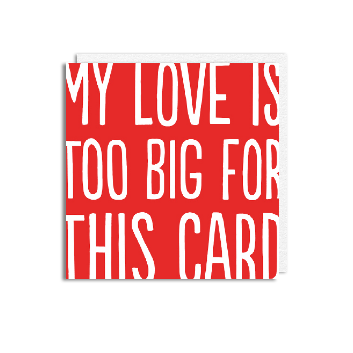 LOVE TOO BIG