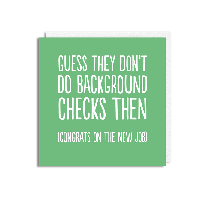 BACKGROUND CHECKS