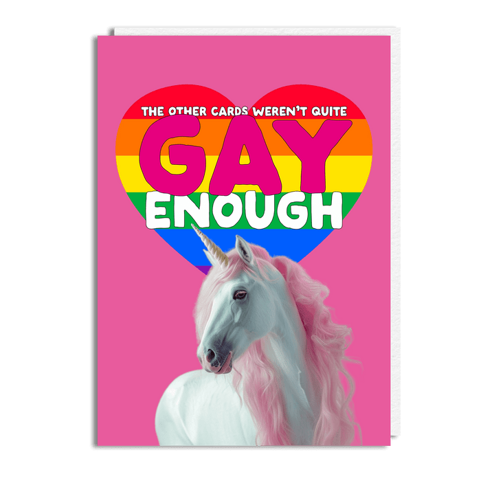 NOT GAY ENOUGH