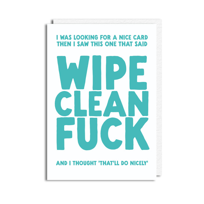 WIPE CLEAN