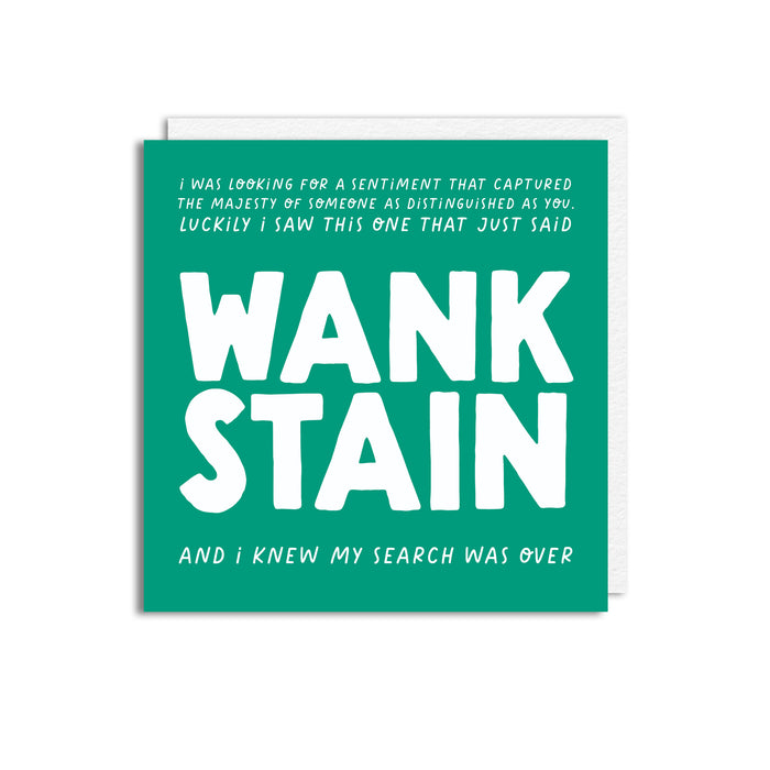 WANK STAIN