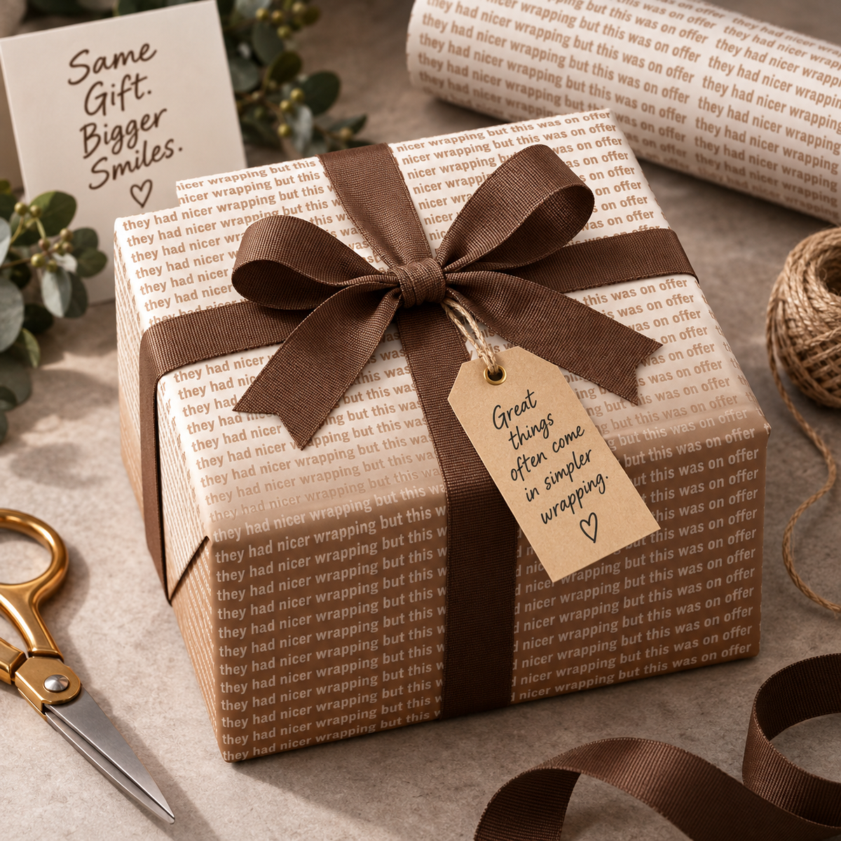 They Had Nicer Wrapping Paper Wrapping Paper