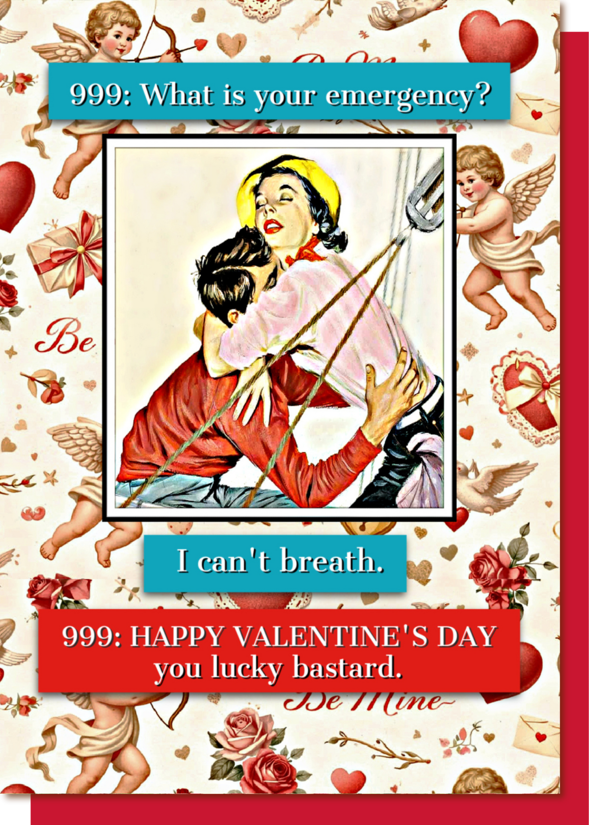 999 Lucky Bastard - Valentine's Day Card