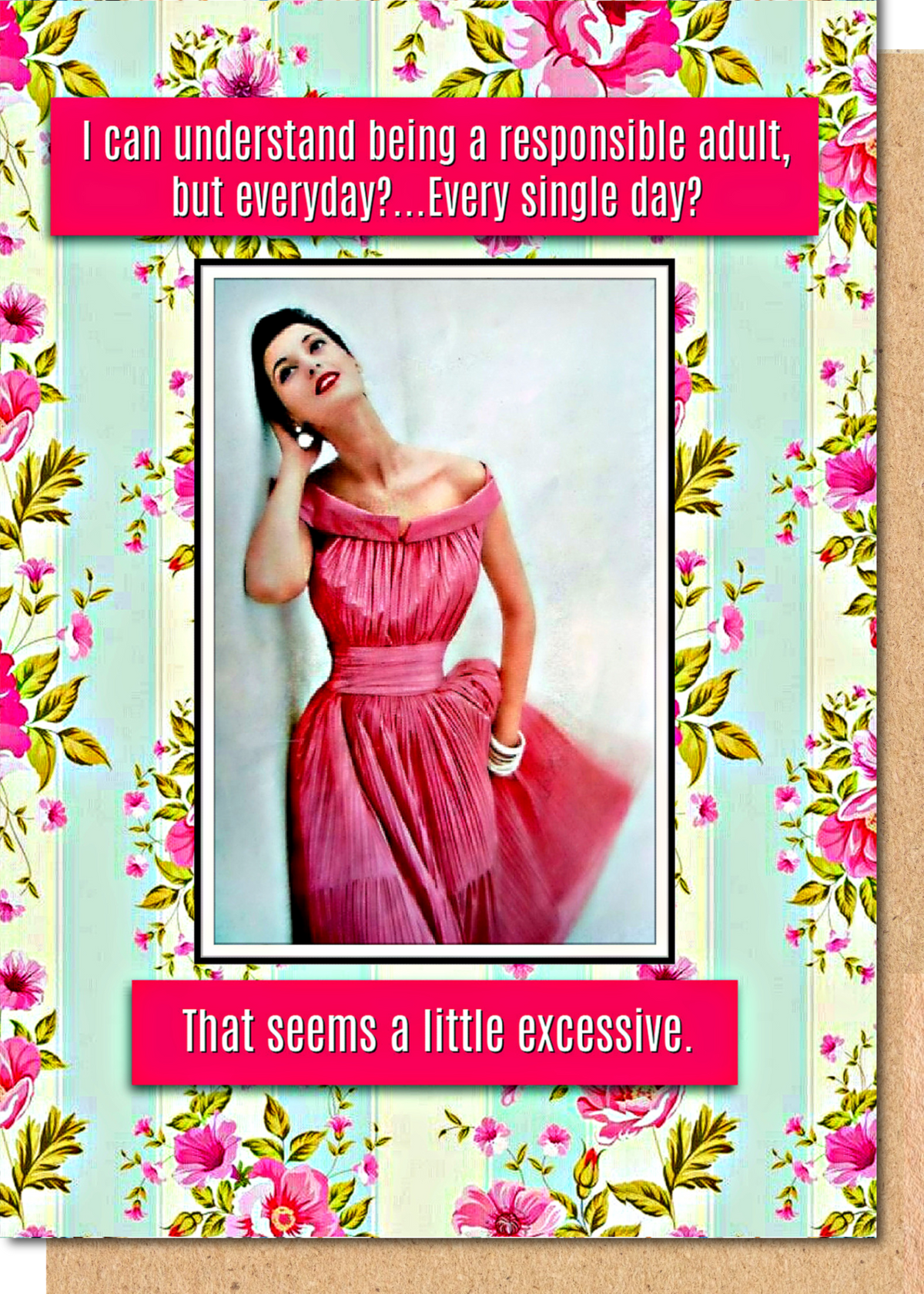 Responsible Adult - Greetings Card