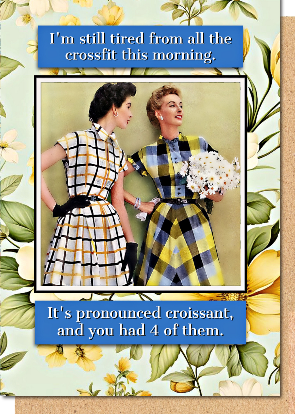 Croissant - Greetings Card