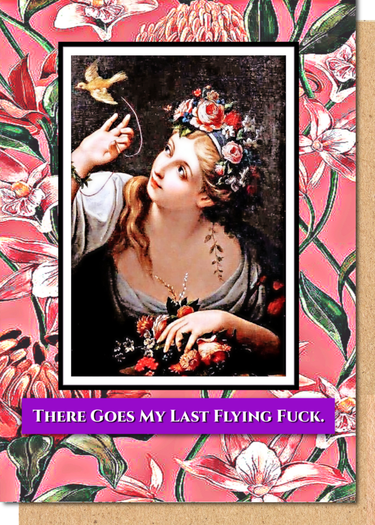 Flying Fuck - Greetings Card