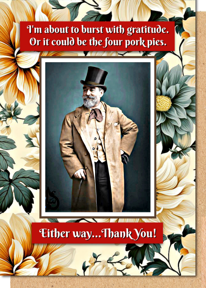 Pork Pies - Thank You Card