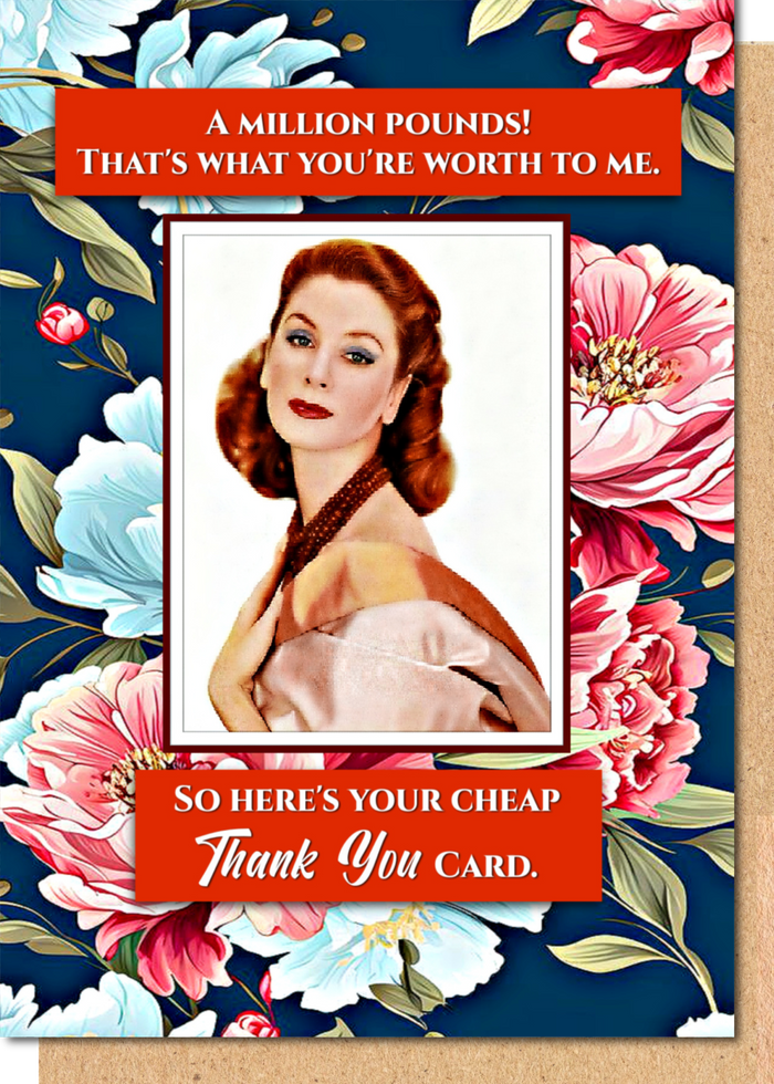 Cheap Card - Thank You Card