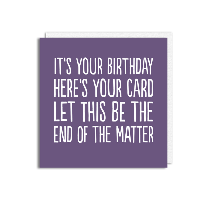 MATTER