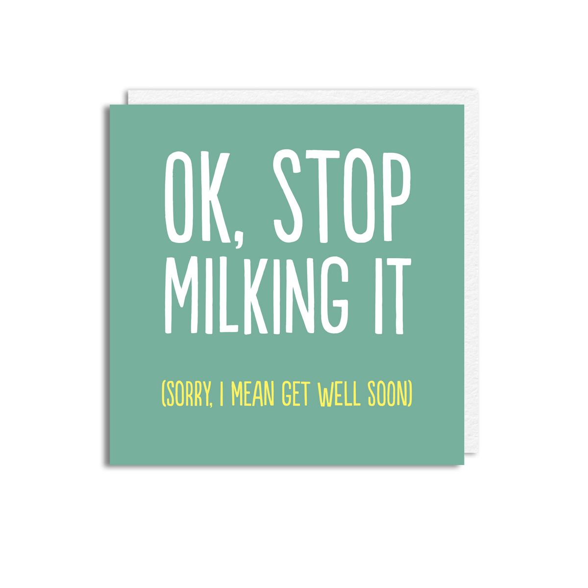 MILKING IT