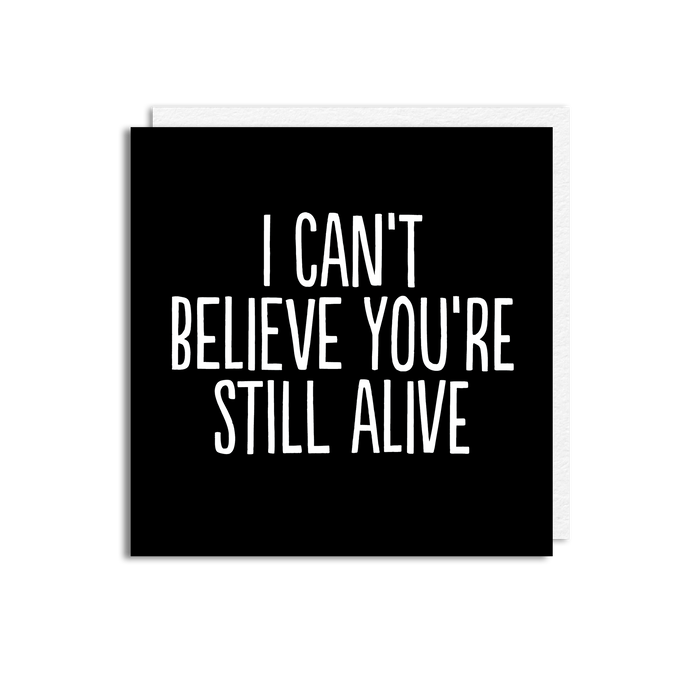 CAN’T BELIEVE