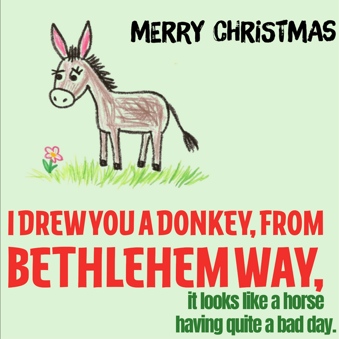 Christmas Donkey