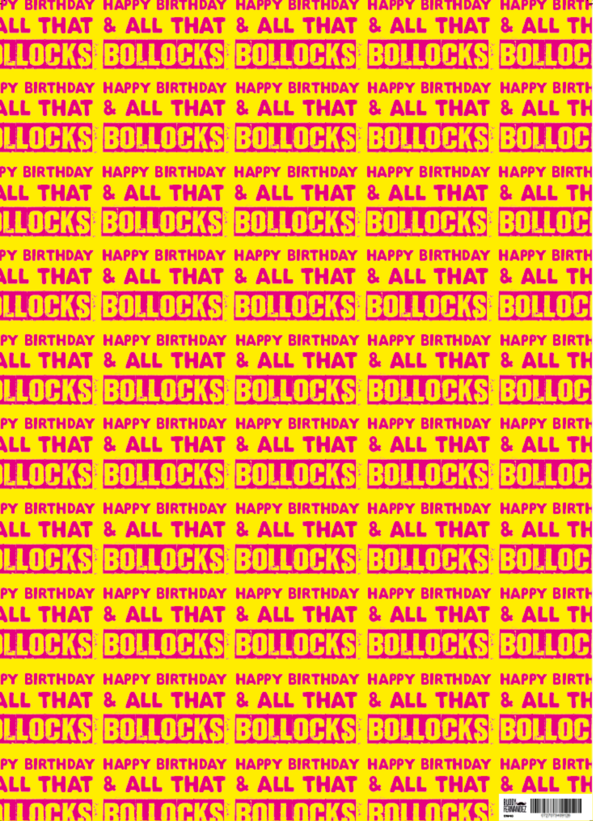 BOLLOCKS GIFT WRAP