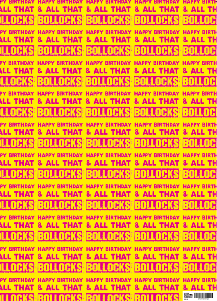 BOLLOCKS GIFT WRAP