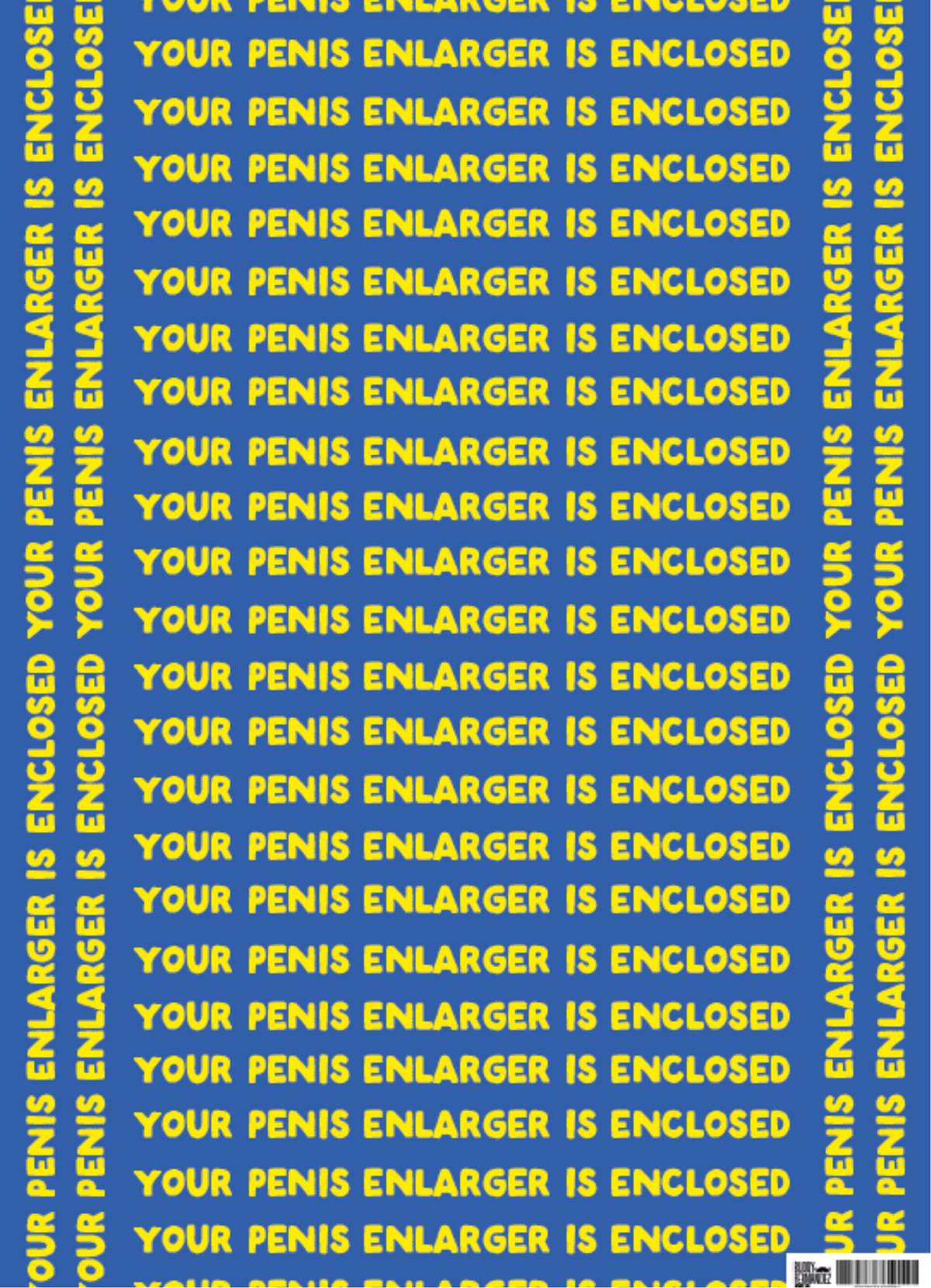 PENIS ENLARGER GIFT WRAP