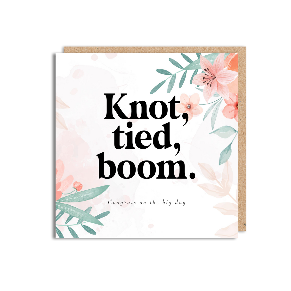 KNOT TIED BOOM