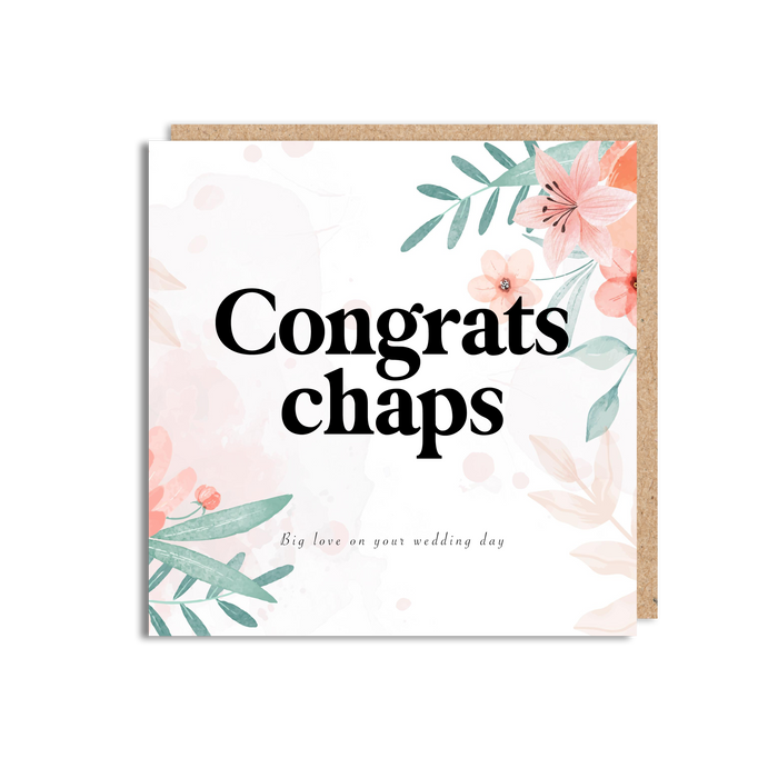 CONGRATS CHAPS