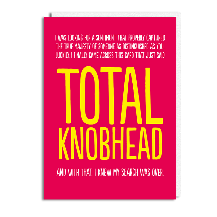 TOTAL KNOBHEAD