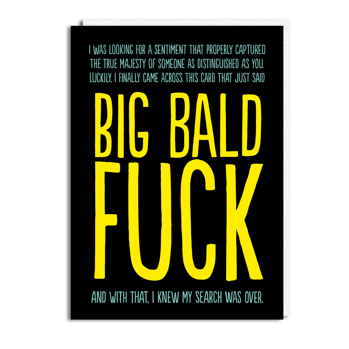 BIG BALD FUCK