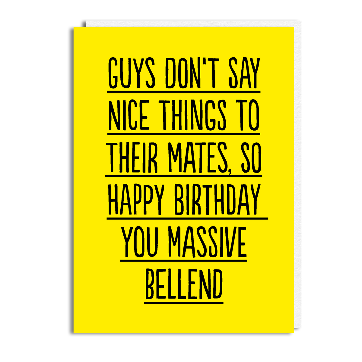 GUYS NICE THINGS