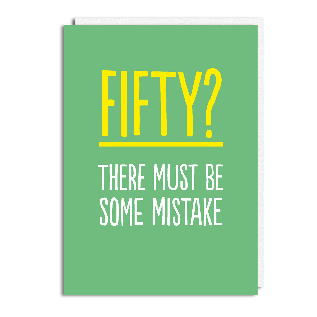50 MISTAKE