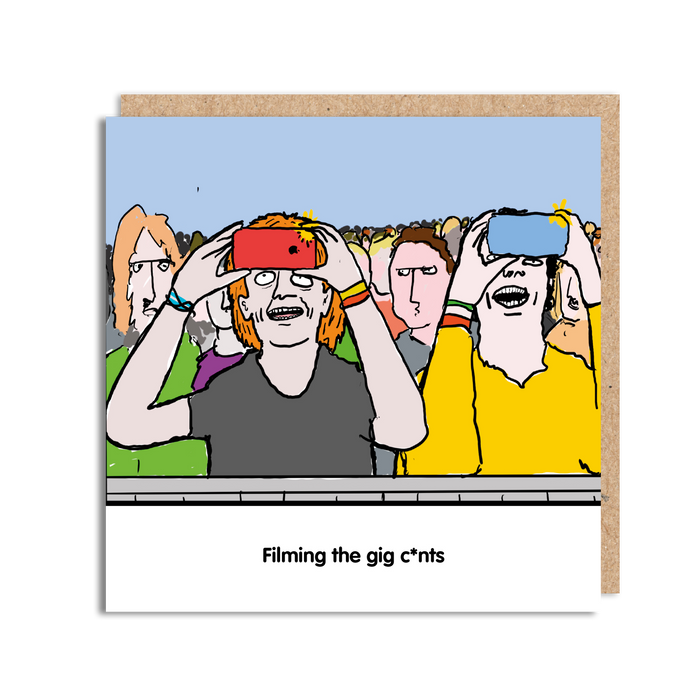 GIG FILMERS CARD