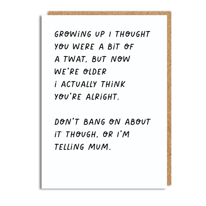 TELLING MUM