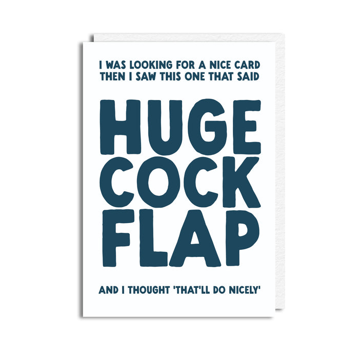 HUGE COCK FLAP