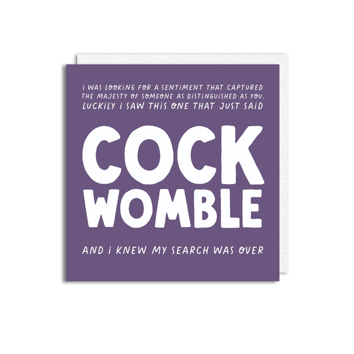 COCK WOMBLE