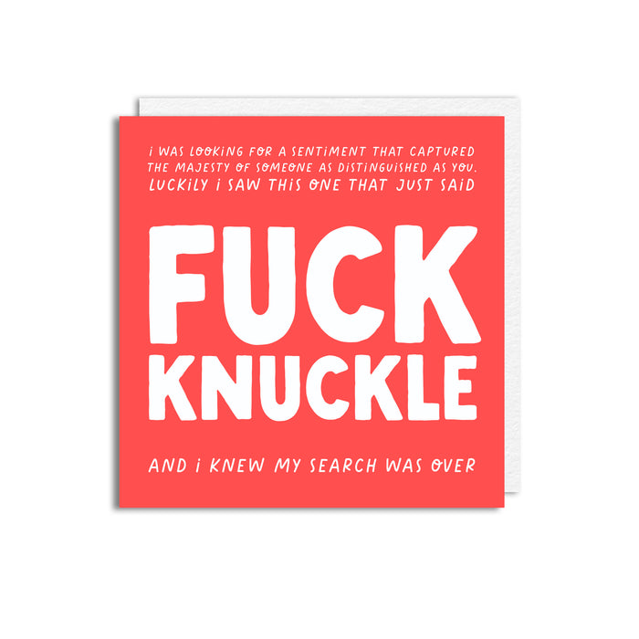 FUCK KNUCKLE