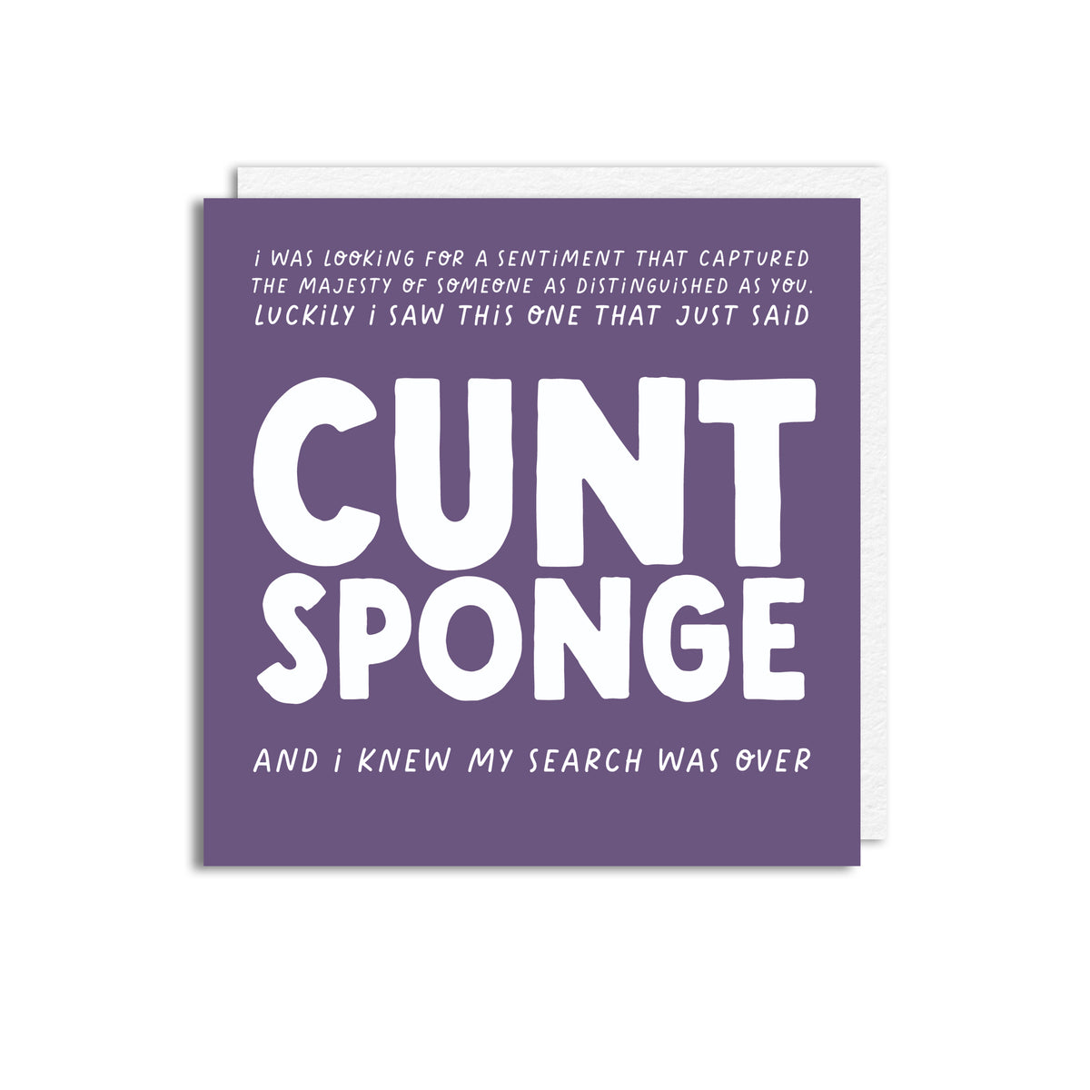 CUNT SPONGE