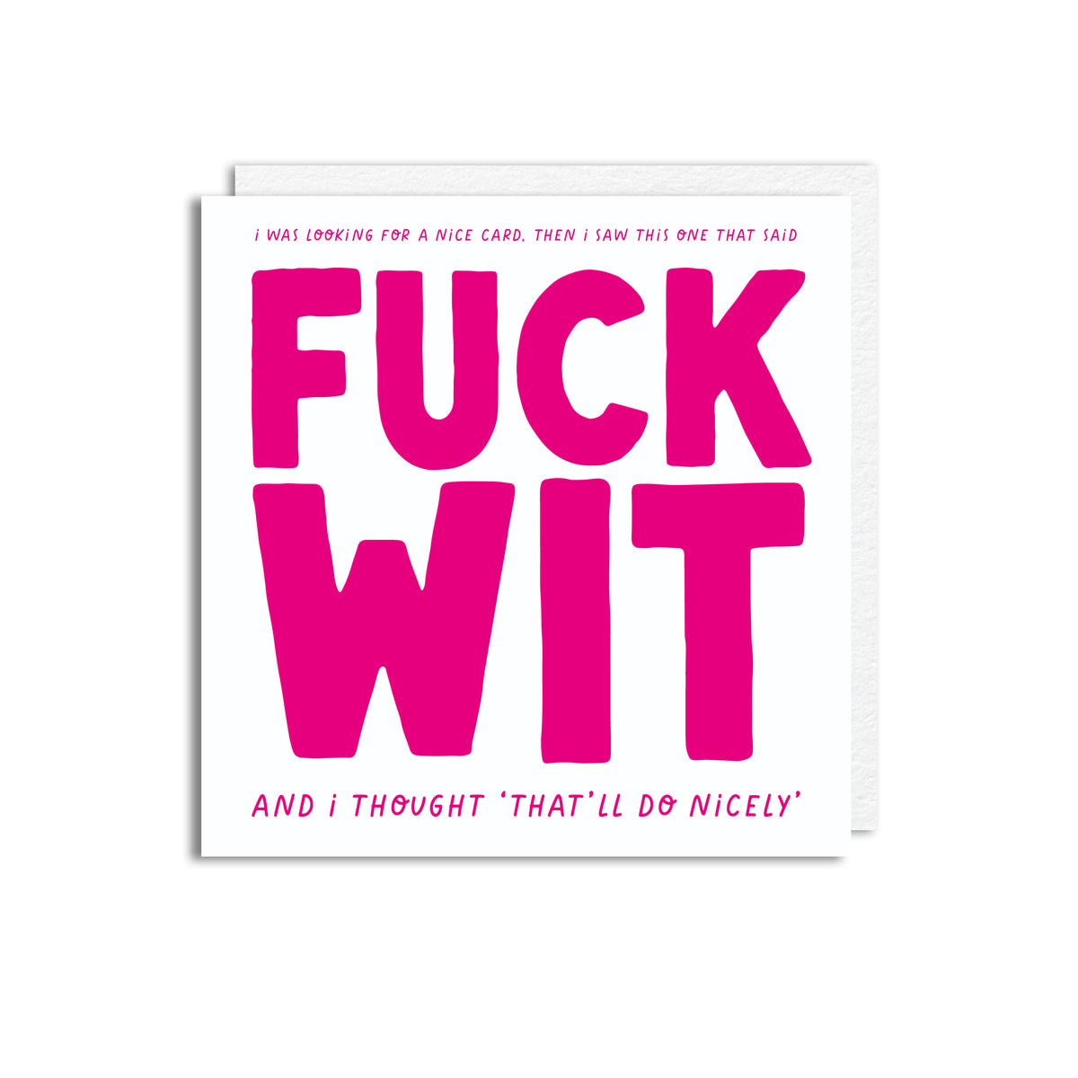 FUCK WIT