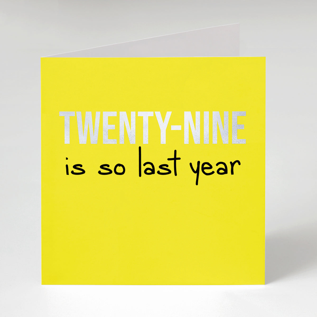 29 SO LAST YEAR