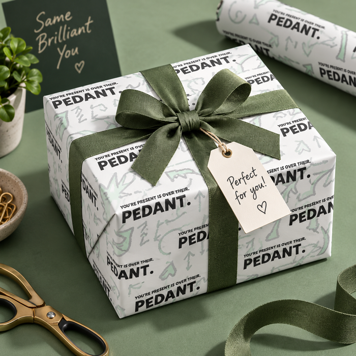 Pedant Wrapping Paper